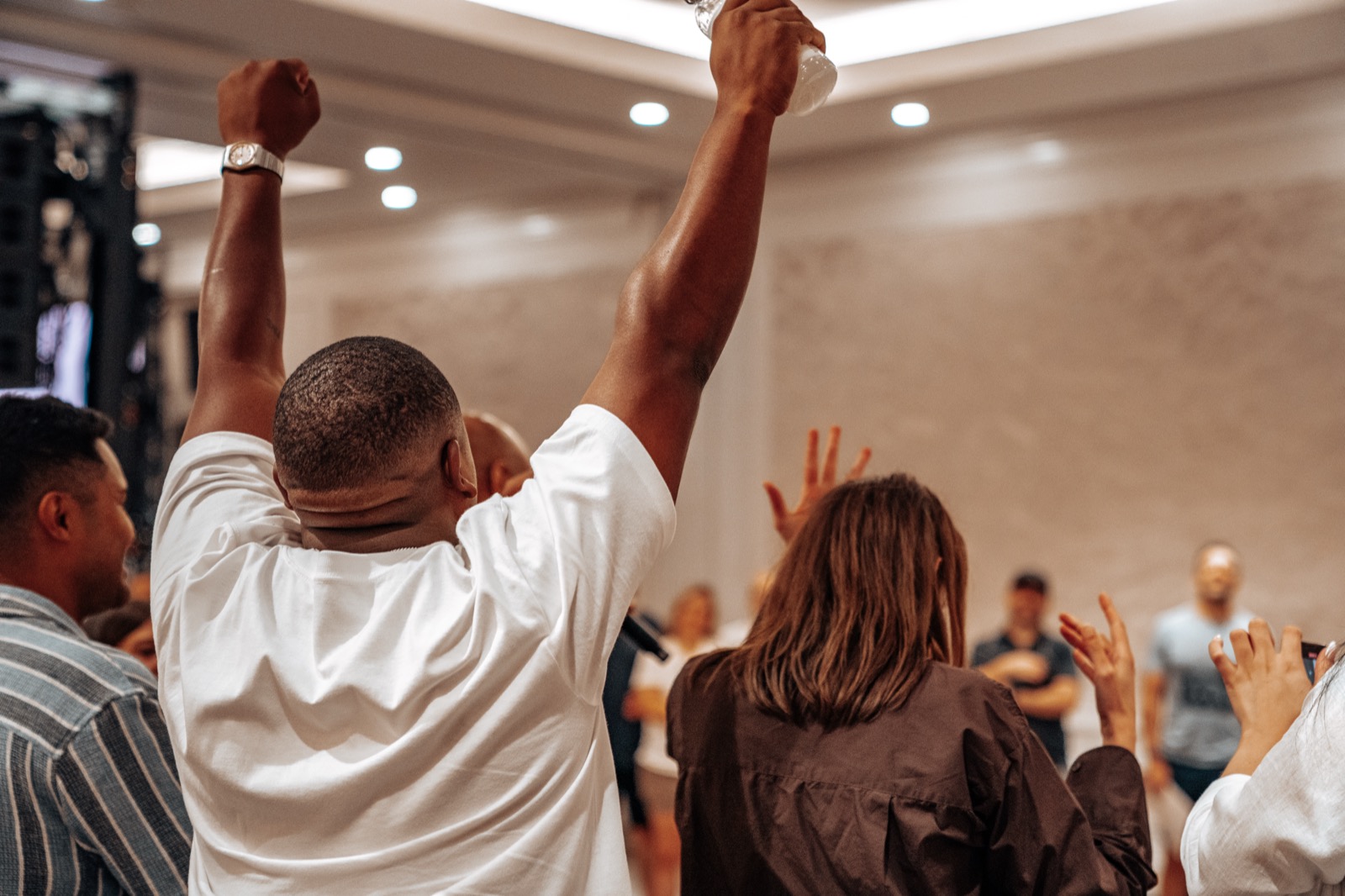 Pastors and spouses gathered at a previous ILM retreat